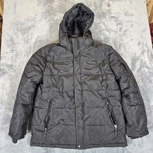 Arie By Ariella Men's Black Hooded Winter Jacket